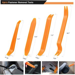 GOOACC 240 clips de retención de parachoques para coche, remaches de plástico, sujetadores, kit de retención de empuje, tamaños más populares, juego de remaches de pasador de empuje automático, clips de guardabarros de panel de puerta para GM Ford Toyota Honda Chrysler - Imagen 6