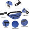 MAXTOP - Riñonera cruzada grande con 4 bolsillos con cremallera, regalos para disfrutar de deportes, festivales, entrenamientos, viajes, correr, informales, manos libres, carteras, riñonera, bolsa de teléfono para llevar todos los teléfonos - Imagen 5