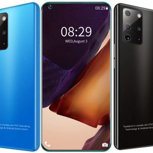 Jiewen W1 Teléfono Móvil Desbloqueado Gratis,Android Móvil Barato,teléfonos Inteligentes con Doble SIM,8 GB RAM + 512 GB ROM,Pantalla Completa 7.2 Pulgadas,cámara 16 + 32 MP,batería 5000 MAh,Face ID