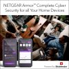 Enrutador Wi-Fi inteligente NETGEAR Nighthawk, R6700 - AC1750 Velocidad inalámbrica de hasta 1750 Mbps | Cobertura de hasta 1500 pies cuadrados y 25 dispositivos | 4 puertos Ethernet 1G y 1 puerto USB 3.0 | Armadura de seguridad - Imagen 4