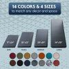 Sky Solutions Alfombrilla antifatiga - Alfombrillas de Home & Kitchen acolchadas de 3/4 pulgadas - Cojín cómodo de espuma antideslizante para escritorio de pie, oficina o piso de garaje (Mini 17"x24", negro) - Imagen 4