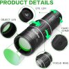Telescopio monocular Pankoo 16X52, monoculares compactos de prisma de alta potencia para adultos, niños, alcance monocular HD para observación de aves, caza, senderismo, conciertos, viajes - Imagen 2