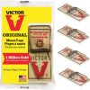 Victor M156 Trampa para ratones con pedal de metal FSC de origen sostenible - 4 trampas