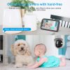 Cámara de monitor de bebé, cámara de seguridad inalámbrica Wansview 1080PHD para el Home & Kitchen, cámara WiFi para Pets para perros y gatos, audio de 2 vías, visión nocturna, funciona con Alexa Q6-W... - Imagen 7
