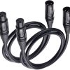 Cable Matters 2-Pack Premium XLR a XLR Cable de micrófono 3 pies