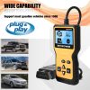MOTOPOWER MP69033 Escáner OBD2 para automóvil Lector de código Lector de código de falla del motor Escáner CAN Herramienta de escaneo de diagnóstico para todos los automóviles con protocolo OBD II desde 1996, amarillo - Imagen 3
