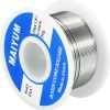 MAIYUM 63-37 Alambre de soldadura con núcleo de colofonia de estaño y plomo para soldadura eléctrica (0,6 mm, 50 g)