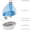 Humidificador ultrasónico de vapor frío Pure Enrichment® MistAire™: la unidad premium dura hasta 25 horas con un funcionamiento silencioso, apagado automático, función de luz nocturna y sin BPA - Imagen 5
