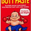 Boudreaux's Butt Paste Ungüento para la erupción del pañal de máxima resistencia, tubo de 2 onzas