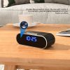 Reloj despertador con cámara oculta Swayfer Tech - Cámara de seguridad inalámbrica para interiores - Cámara de visión nocturna 1080P con detección de movimiento y grabación en bucle - Cámara oculta Nanny Cam para el Home & Kitchen, la oficina - Imagen 2