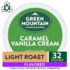 Green Mountain Coffee Roasters Crema de vainilla y caramelo, cápsulas Keurig K-Cup de una sola porción, cápsulas de café tostado ligero con sabor, 32 unidades - Imagen 2