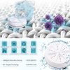 u-cristallo Mini lavadora portátil, turbomáquina y lavavajillas, esterilización ultrasónica alimentada por USB, adecuada para viajes, viajes de negocios, RV, apartamento suciedad-PinesT - Imagen 7