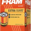 Fram PH7317 Extra Guard 10K Mile Change Interval Spin-On Filtro de aceite, negro - Imagen 4