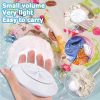u-cristallo Mini lavadora portátil, turbomáquina y lavavajillas, esterilización ultrasónica alimentada por USB, adecuada para viajes, viajes de negocios, RV, apartamento suciedad-PinesT - Imagen 3