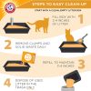 Arena para gatos ARM & HAMMER Clump & Seal Platinum, multigato, 40 lb - Imagen 2