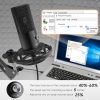 FIFINE Studio Condensador USB Micrófono Computadora PC Micrófono Kit con brazo de tijera ajustable Soporte de choque para instrumentos Voice Overs Grabación Podcasting YouTube Karaoke Gaming Streaming-T669 - Imagen 6