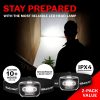 GearLight LED Head Lamp - Paquete de 2 linternas frontales para exteriores con diadema ajustable para adultos y niños - Artículos esenciales para caminatas y campamentos - S500﻿ - Imagen 2