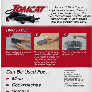 Tomcat 032310 plagas domésticas, tamaño de pegamento de fuerza profesional con eugenol para una adherencia mejorada, captura ratas, 4 unidades - Imagen 6