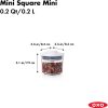 OXO Good Grips POP Container - Almacenamiento hermético de Food & Beverages - 0.2 Qt para especias y más - Imagen 3