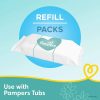 Toallitas húmedas para bebés, toallitas húmedas perfumadas de limpieza completa Pampers para pañales, 8 paquetes desplegables y 8 paquetes de repuesto para tina dispensadora, 1152 toallitas en total (el empaque puede variar) - Imagen 7