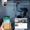 Cámara de monitor de bebé, cámara de seguridad inalámbrica Wansview 1080PHD para el Home & Kitchen, cámara WiFi para Pets para perros y gatos, audio de 2 vías, visión nocturna, funciona con Alexa Q6-W... - Imagen 6