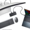 Estación de acoplamiento de tres pantallas Dell USB 3.0 Ultra HD/4K (D3100), negra - Imagen 2