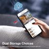 Cámara de seguridad para exteriores, Wansview 1080P Vigilancia Pan-Tilt Cámaras WiFi impermeables, visión nocturna, audio bidireccional, detección de movimiento, acceso remoto, compatible con Alexa W9 (negro) - Imagen 7