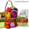 Survival Vegetable Seeds Garden Kit Más de 16,000 semillas Non-GMO y Heirloom, ideal para emergencias Bugout Survival Gear 35 Variedades Semillas para plantar vegetales 35 Marcadores de plantas gratis Conceptos básicos para jardineros - Imagen 5