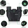 Binoculares-15x25-for-Adults-Waterproof - Prismáticos profesionales con visión nocturna con poca luz, duraderos y claros BAK4 Prism FMC Lens Binoculars. Adecuado para deportes al aire libre y conciertos, observación de aves. - Imagen 2
