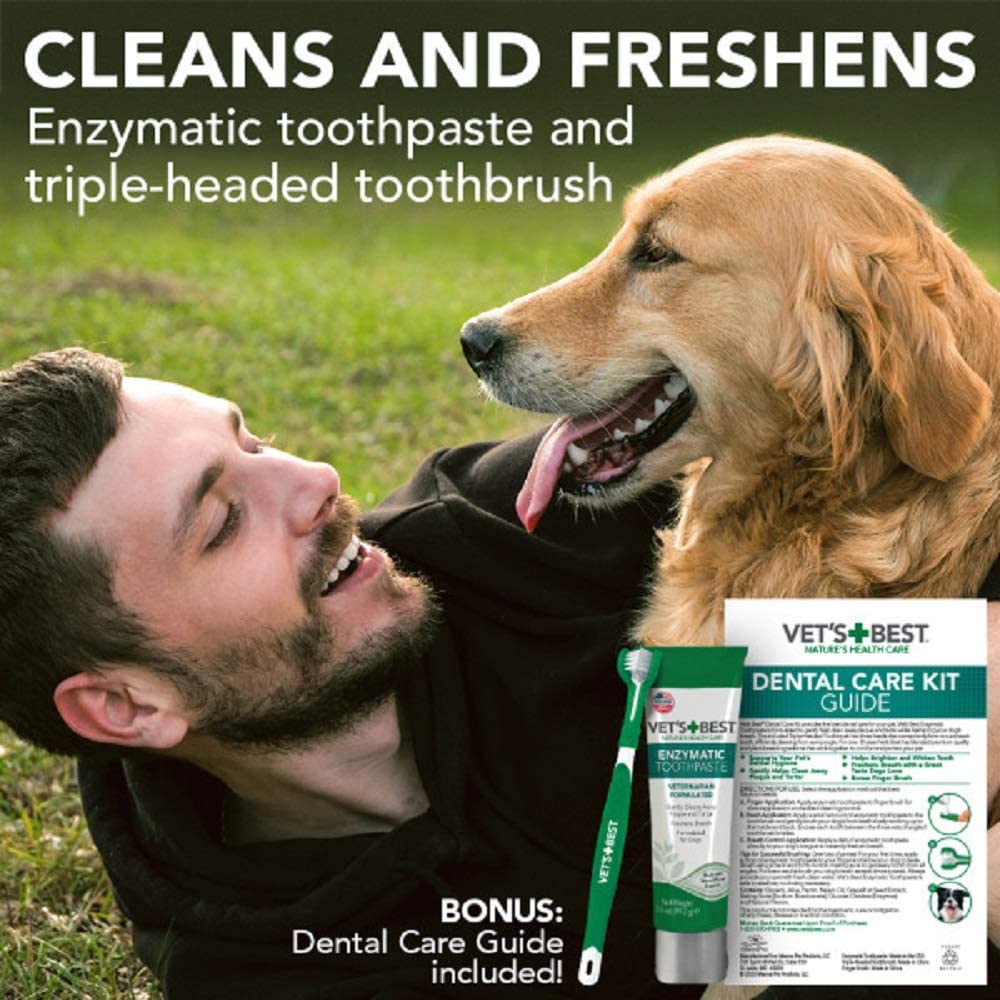 Pasta de dientes enzimática para perros Vet’s Best Gel de cuidado