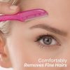 Schick Hydro Silk Touch-Up Herramienta de dermaplaning exfoliante multiusos, maquinilla de afeitar para cejas y maquinilla de afeitar facial con cubierta de precisión, 3 unidades (el embalaje puede variar) - Imagen 4