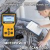 MOTOPOWER MP69033 Escáner OBD2 para automóvil Lector de código Lector de código de falla del motor Escáner CAN Herramienta de escaneo de diagnóstico para todos los automóviles con protocolo OBD II desde 1996, amarillo - Imagen 7