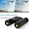 POLDR 8x21 Binoculares pequeños, compactos y livianos para adultos, niños, observación de aves, viajes, turismo, mini binoculares plegables de bolsillo para conciertos, teatros, óperas - Imagen 5