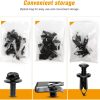 GOOACC GRC-70 35PCS Motor debajo de la cubierta Splash Shield Guard Body Bolts Parachoques Fender Liner Push Retainer Fastener Rivet Clips - Imagen 5