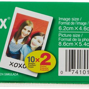 Paquete doble de película instantánea Fujifilm Instax Mini (blanco) - Imagen 4