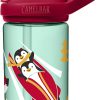 CamelBak Eddy+ Botella de agua para niños de 14 oz con Tritan Renew - Parte superior de paja, a prueba de fugas cuando está cerrada