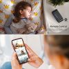 Reloj despertador con cámara oculta Swayfer Tech - Cámara de seguridad inalámbrica para interiores - Cámara de visión nocturna 1080P con detección de movimiento y grabación en bucle - Cámara oculta Nanny Cam para el Home & Kitchen, la oficina - Imagen 4