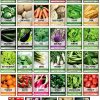 Survival Vegetable Seeds Garden Kit Más de 16,000 semillas Non-GMO y Heirloom, ideal para emergencias Bugout Survival Gear 35 Variedades Semillas para plantar vegetales 35 Marcadores de plantas gratis Conceptos básicos para jardineros - Imagen 3
