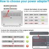 WZXHU - Cargador de repuesto para portátil Lenovo de 65 W para Lenovo Thinkpad T470 T470S T460 E531 E570 E560 L470 L460 L440 T440 T450 T540P X270 X250 X240 ADLX65NLC2A ADLX65NCC3A ADLX65NCC2A adaptador de alimentación de CA - Imagen 3