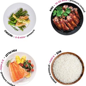 Instant Pot Duo 7 en 1 olla a presión eléctrica, olla de cocción lenta, olla arrocera, vapor, salteado, yogurtera, calentador y esterilizador, 3 cuartos, acero inoxidable/negro - Imagen 9