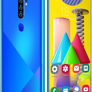 Smartphone 4gb Ram 6.7″Pantalla De Gota De Agua, CáMara 13-24Mp, Batería 4800mAh, Desbloqueo Facial, TeléFono MóVil Android 10.0 64GB Blue