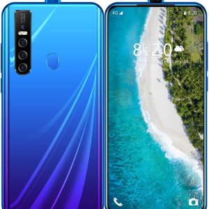WYXR Find X Teléfono Móvil 2020, Cámara AI de Cuatro Lentes 32MP, Pantalla HD+6.7 Pulgadas, 6GB+128GB, Smartphone, MTK6799, Batería 6800 mAh,Android 10,Dual 4G,Blue