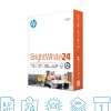 Papel para impresora HP | Papel de 8,5 x 11 | BrightWhite 24 lb |1 resma - 500 hojas| 100 brillante | Fabricado en EE. UU. - Certificado FSC | 203000R - Imagen 2