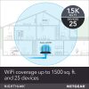 Enrutador Wi-Fi inteligente NETGEAR Nighthawk, R6700 - AC1750 Velocidad inalámbrica de hasta 1750 Mbps | Cobertura de hasta 1500 pies cuadrados y 25 dispositivos | 4 puertos Ethernet 1G y 1 puerto USB 3.0 | Armadura de seguridad - Imagen 3