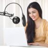 Aokeo Professional Microphone Pop Filter Mask Shield para Blue Yeti y cualquier otro micrófono, Micrófono de doble capa Wind Pop Screen con un brazo estabilizador de clip de cuello de cisne flexible de 360 ° - Imagen 6