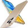 TORRAS Slim Fit Compatible con iPhone 13 Pro Funda, Ultra Delgada Ligera Protección Completa Agarre Seguro Duro PC Funda para Teléfono Diseñada para iPhone 13 Pro Funda 6.1 Pulgadas, Oro