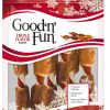 Good'N'Fun Brochetas de cuero crudo con triple sabor para perros