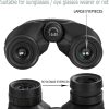 Prismáticos compactos occer 12x25 con visión clara en condiciones de poca luz, binoculares grandes impermeables para adultos y niños, binoculares de enfoque fácil de alta potencia para observación de aves, caza al aire libre, viajes, turismo - Imagen 3