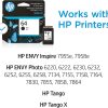 Cartucho de tinta negra original HP 64 | Funciona con HP ENVY Inspire 7950e; ENVIDIA Foto 6200, 7100, 7800; Serie Tango | Elegible para Instant Ink | N9J90AN - Imagen 2