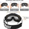 Findway Gafas de esquí, 100% protección UV OTG Gafas de nieve para hombres, mujeres y jóvenes - Imagen 4